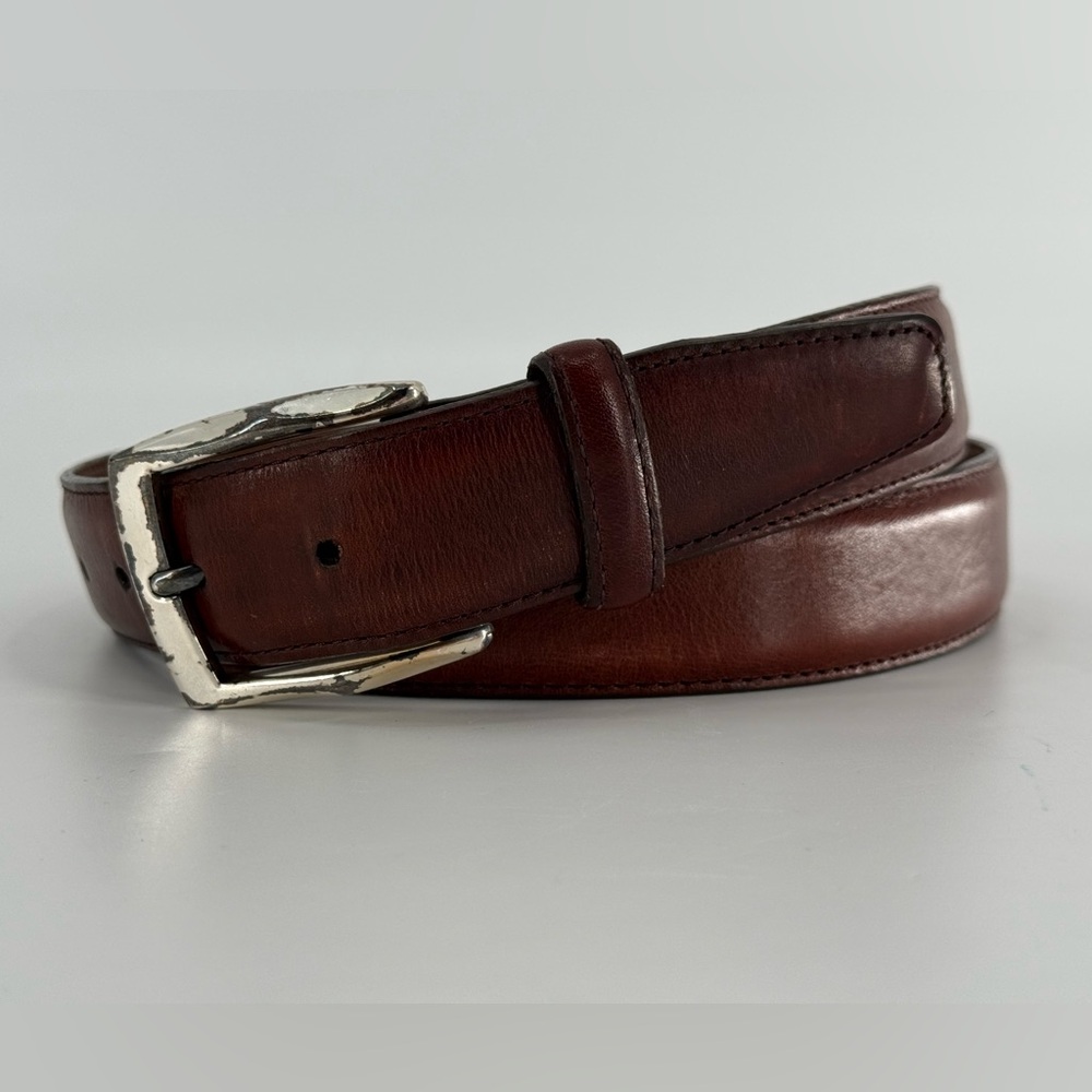 Vintage Brighton Men’s Brown Leather Belt 40‎